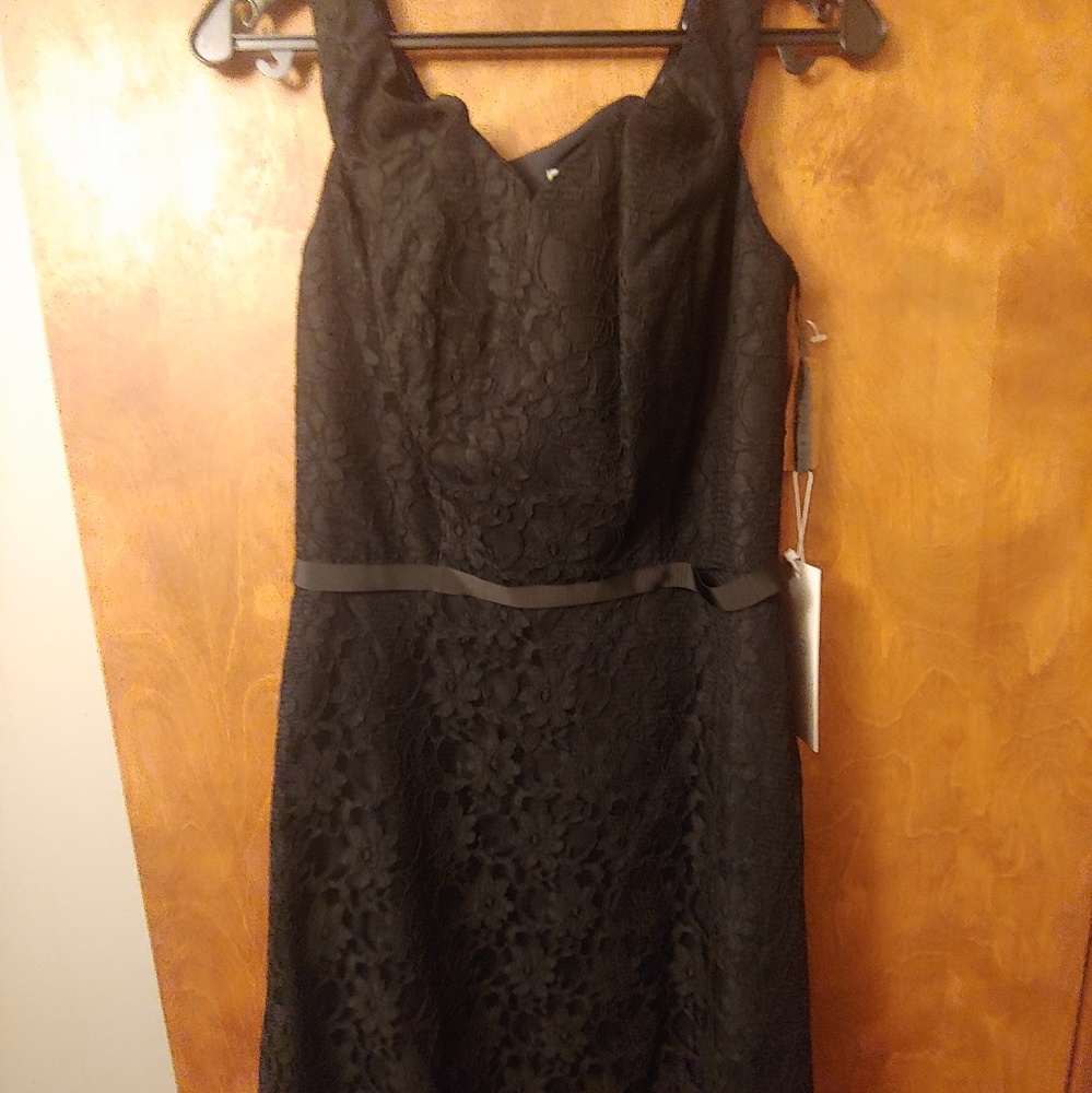 Black Lace Gown
